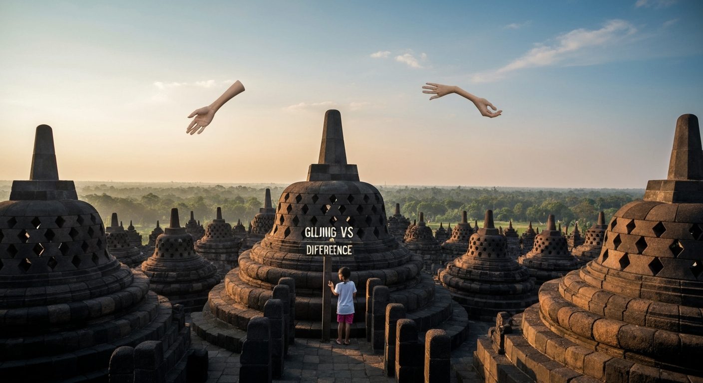 Borobudur Climbing Ticket vs Ground Ticket — Quota & Upanat Sandals