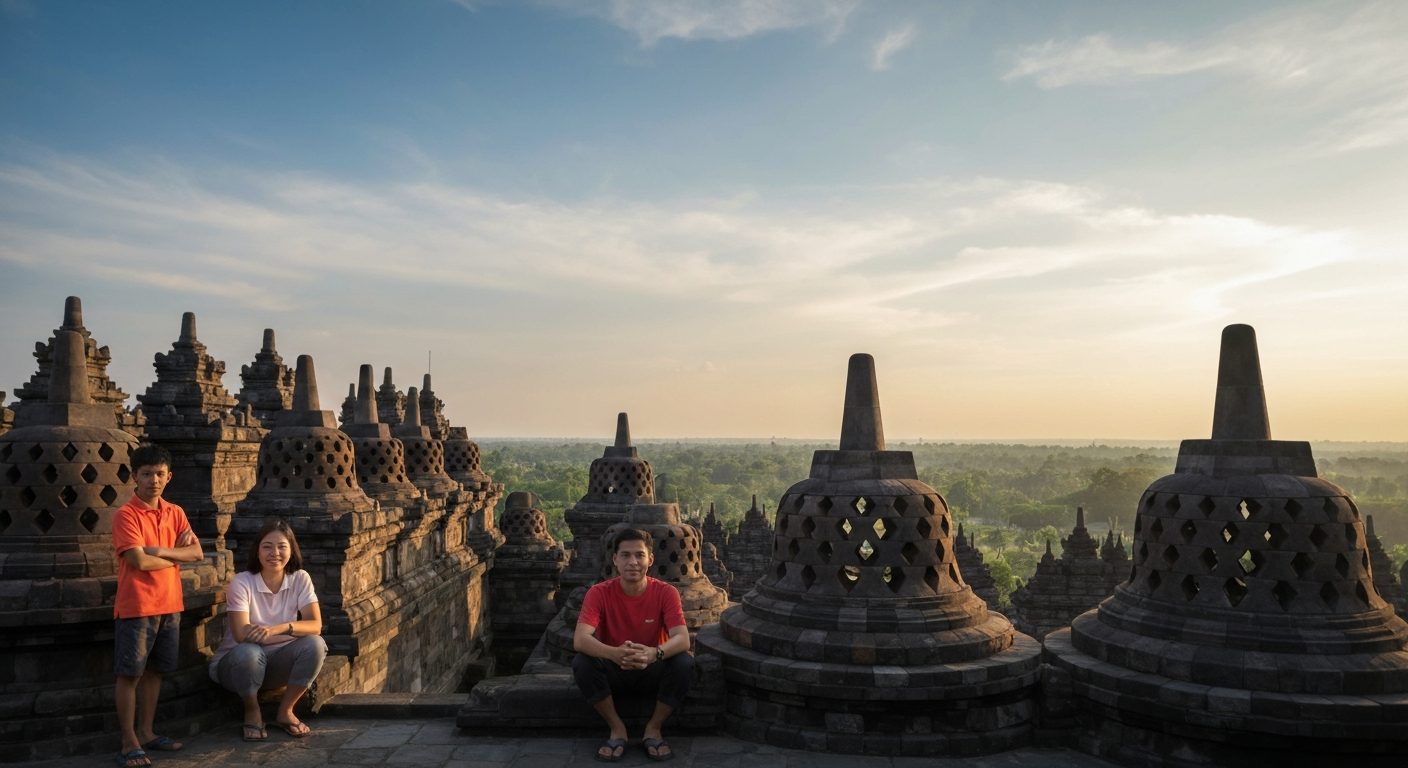 Family, Group & Photography Borobudur Tours from Bali