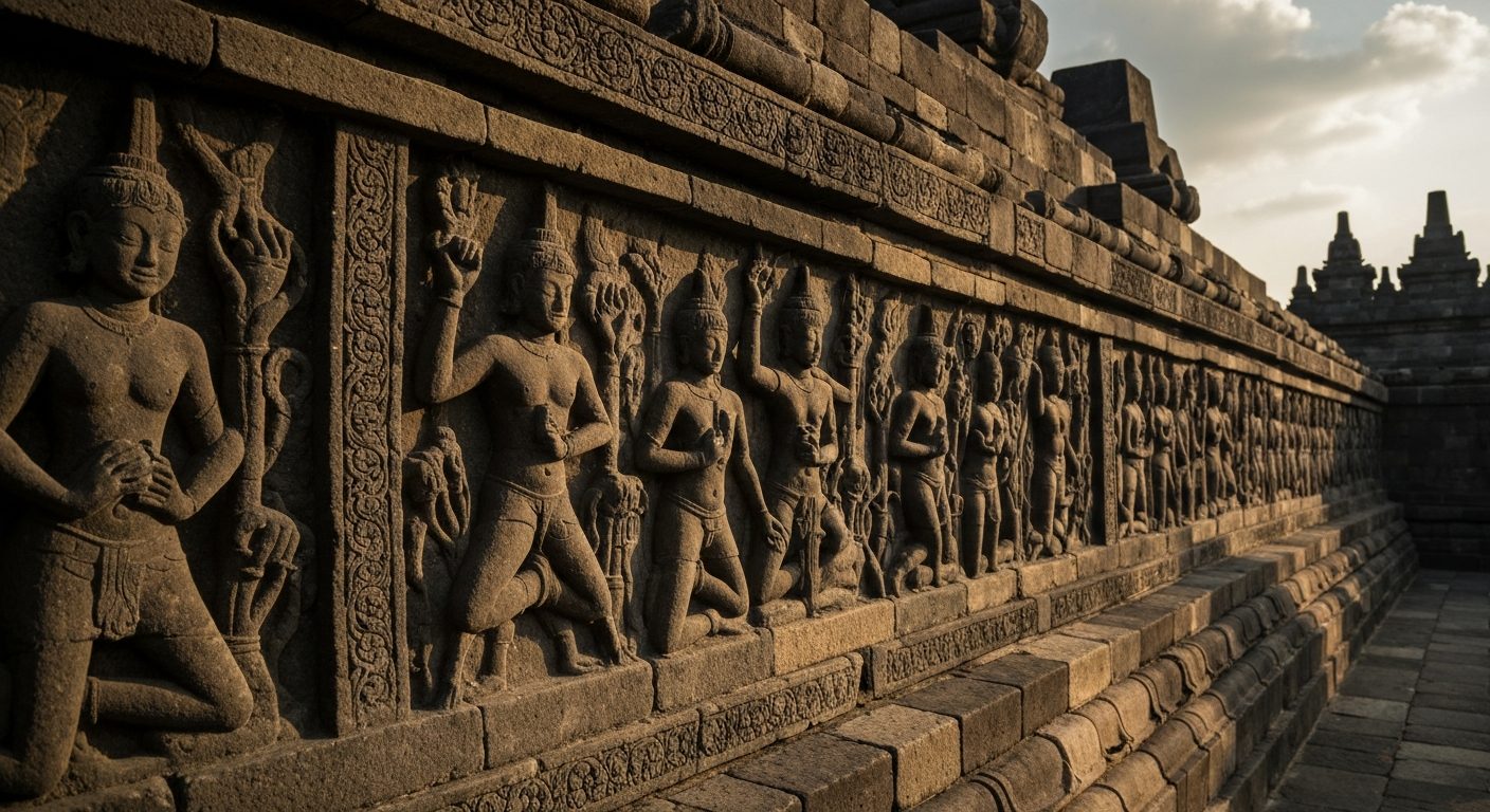 Borobudur Reliefs, Buddha Statues & Symbolism Explained
